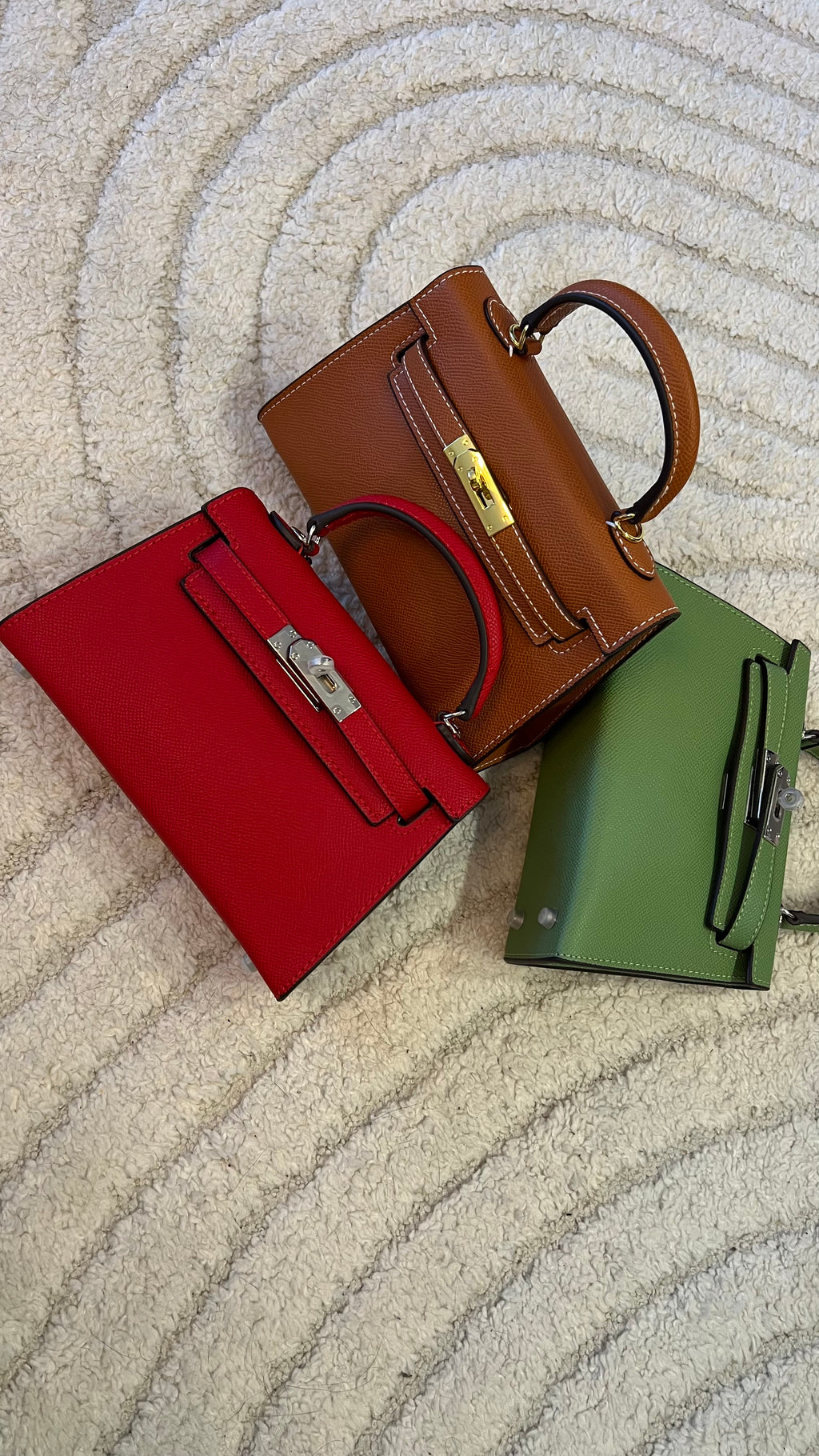 Petit Mavi Rouge Argenté