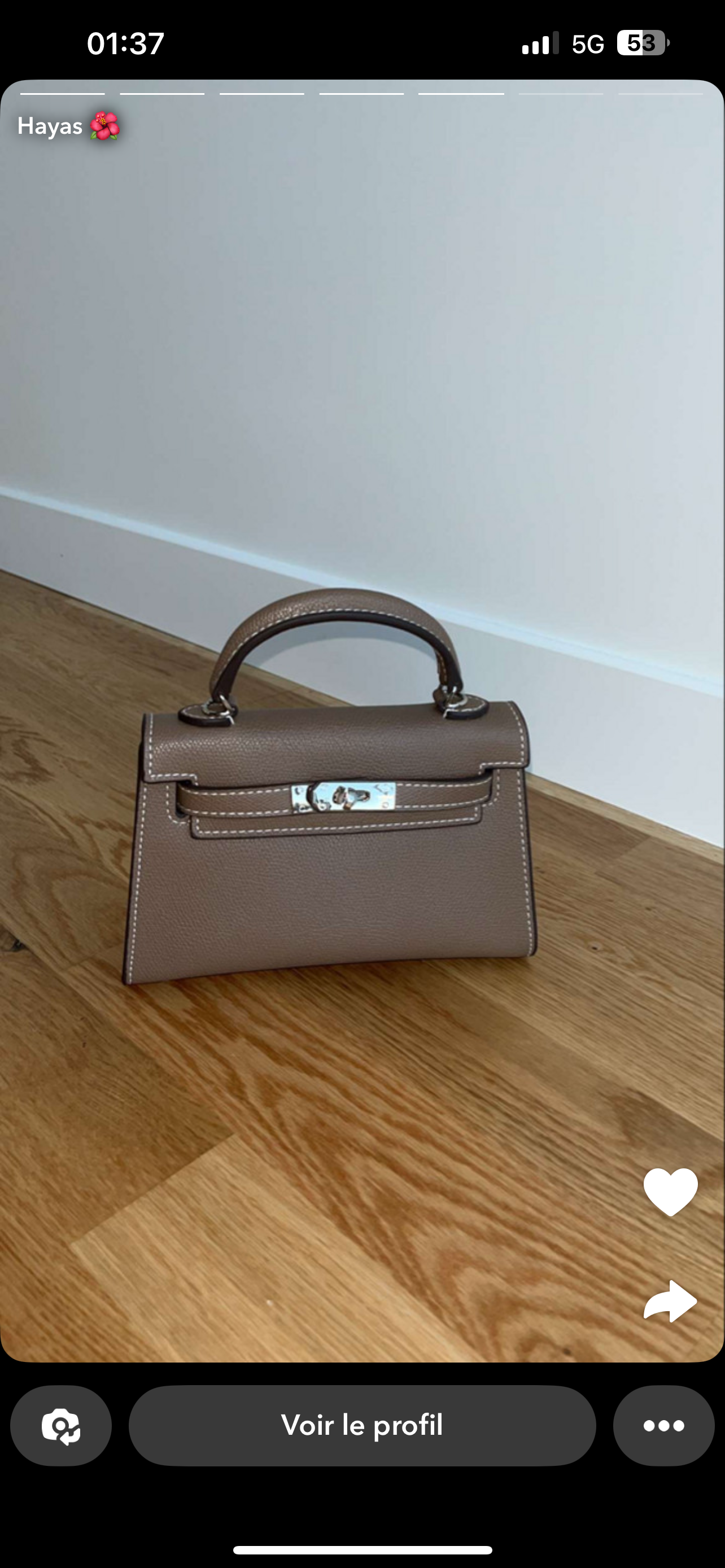 Petit Mavi Taupe Argenté